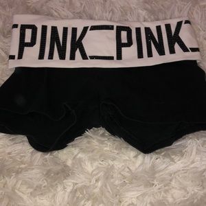 Black & White Victoria Secret PINK Yoga Short